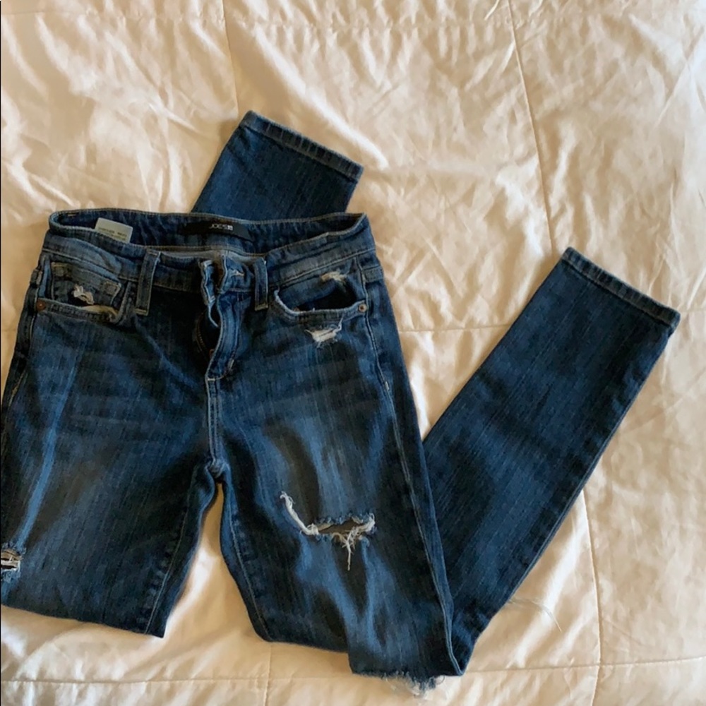 Joe’s Distressed Skinny Jeans